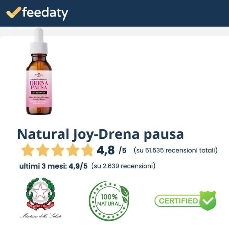 drenante forte donna menopausa