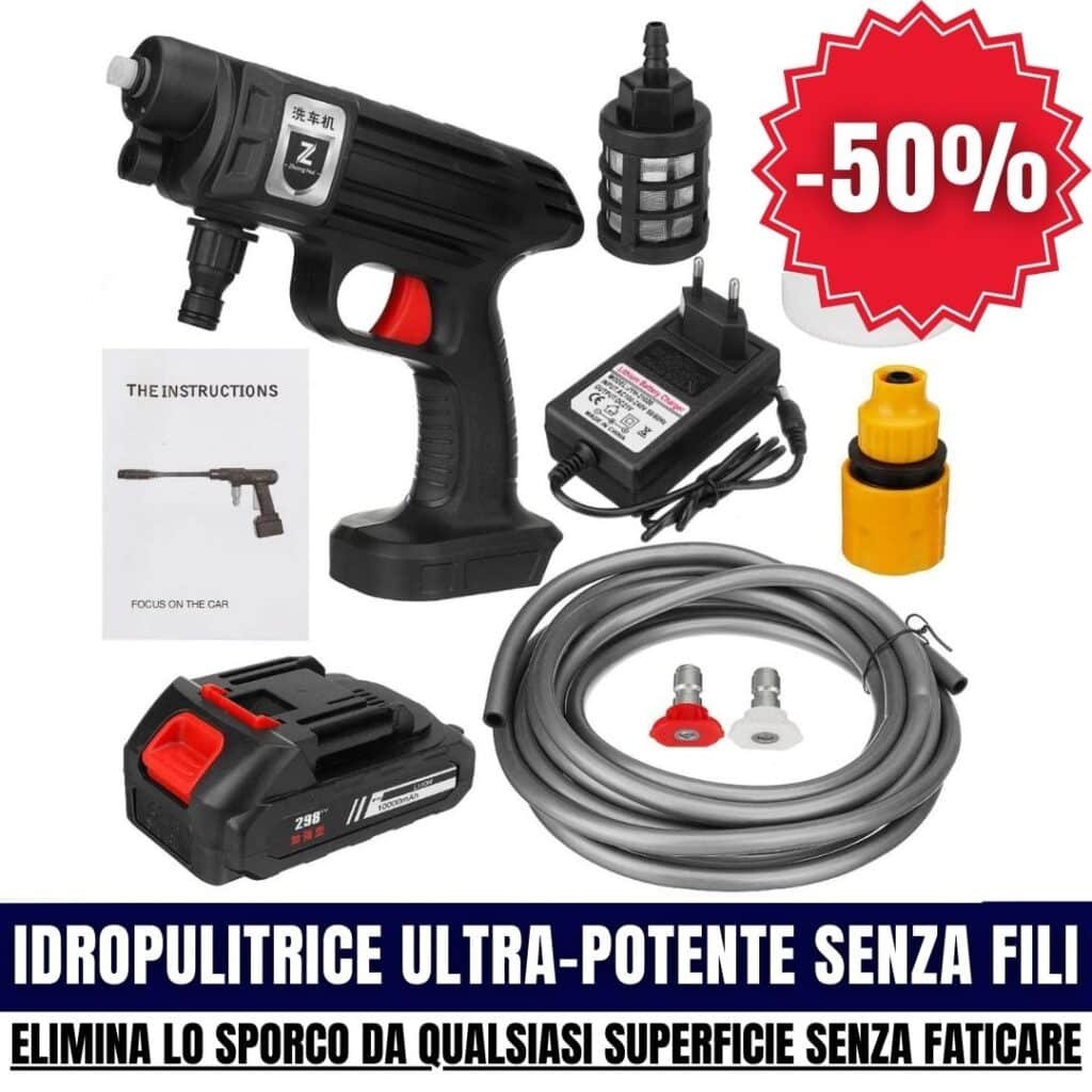 idropulitrice offerta